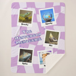 The Family Menagerie – Custom 5-Pet Photo Design Sherpadecke