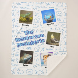 The Family Menagerie – Mixed Pet Custom Photo D Sherpadecke