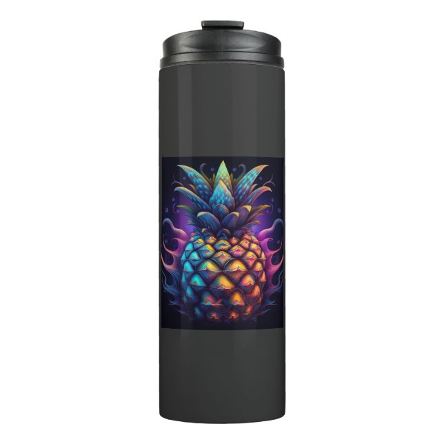 The Famous Mandelbrot Pineapple Thermosbecher (Vorderseite)