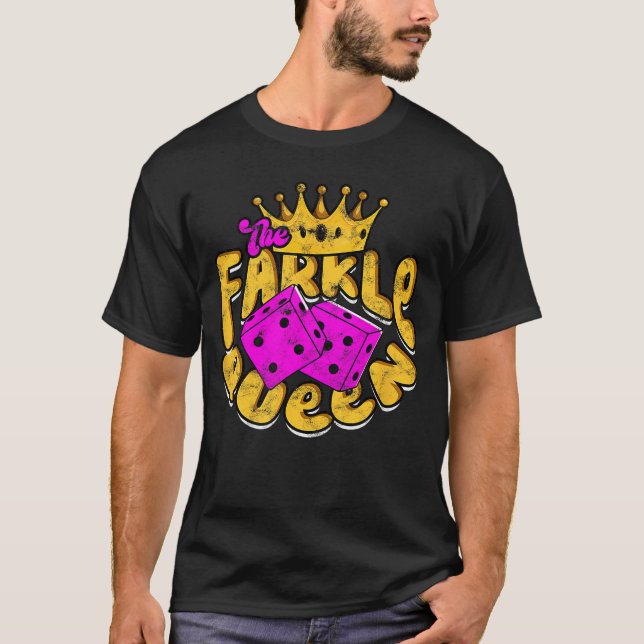 The Farkle Queen Gaming family T-Shirt (Vorderseite)