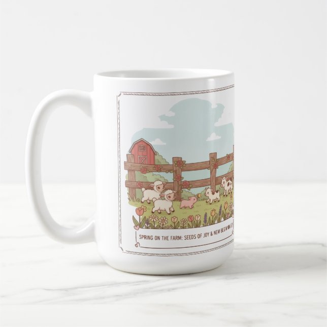the farms animals  kaffeetasse (Links)