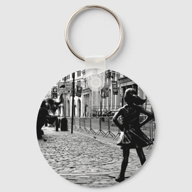 The Fearless Girl Schlüsselanhänger (Vorderseite)