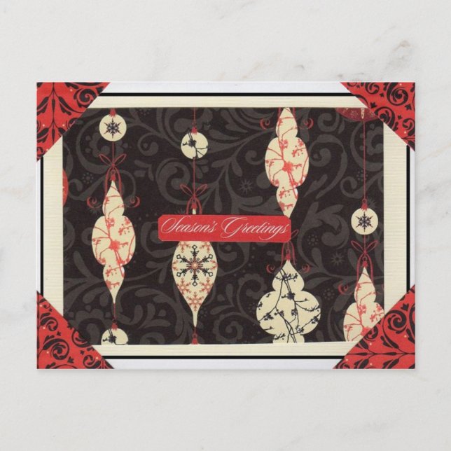 The Feel of Christmas Feiertagspostkarte (Vorderseite)