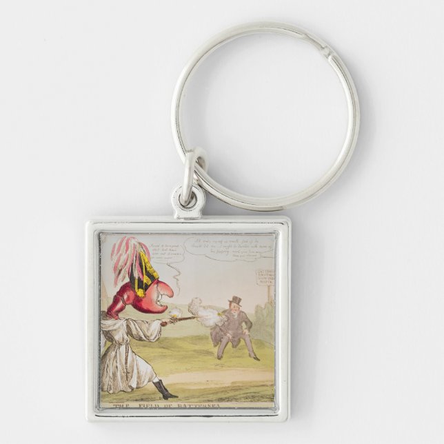 The Field von Battersea, 1829 Schlüsselanhänger (Vorne)