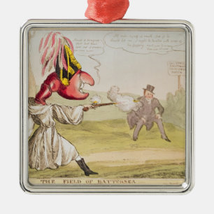 The Field von Battersea, 1829 Silbernes Ornament