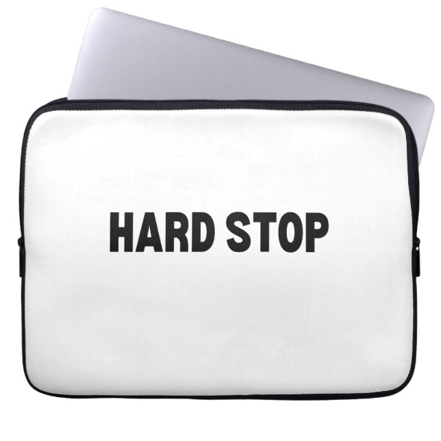 The Final Buffer | Hard Stop Padded Laptop Sleeve (Vorderseite)