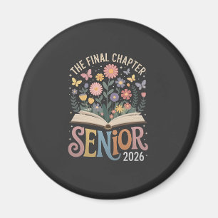 The Final Chapter Senior 2026 Abschluss Blossom Magnet