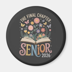 The Final Chapter Senior 2026 Abschluss Blossom Magnet