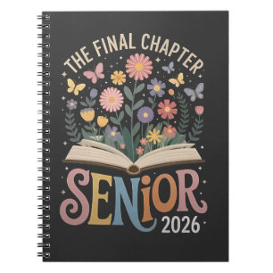 The Final Chapter Senior 2026 Abschluss Blossom Notizblock