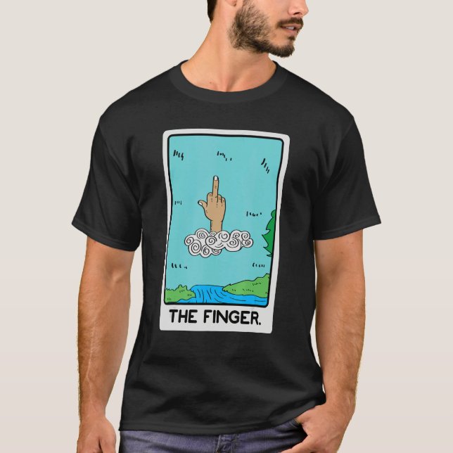 The Finger Joker or   Person T-Shirt (Vorderseite)
