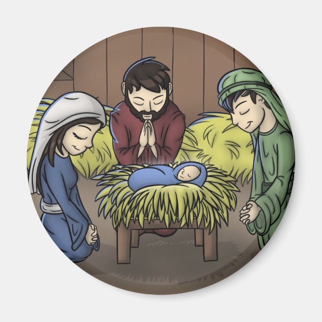 "The First Christmas" Magnet (Vorne)