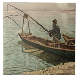 The Fisherman (von Max Kurzweil) Fliese