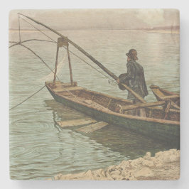 The Fisherman (von Max Kurzweil) Steinuntersetzer