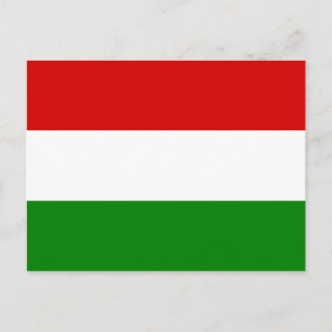 The Flag of Hungary Postkarte