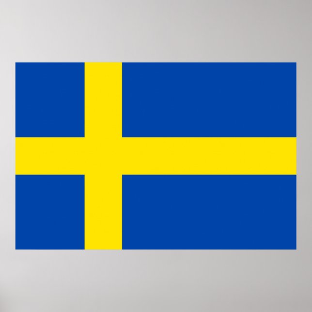 The Flag of Sweden Poster (Vorne)