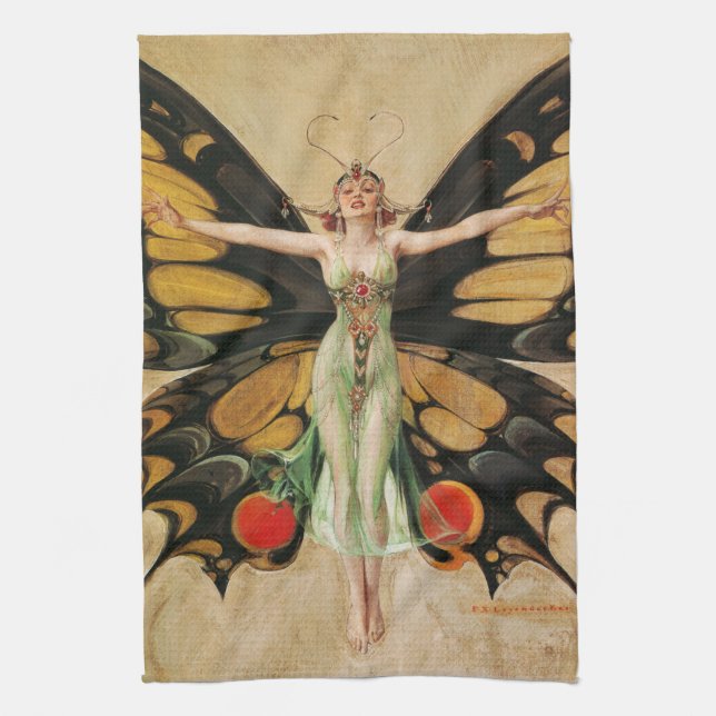 The Flapper, 1922 von Joseph Christlich Leyendecke Geschirrtuch (Vertikal)