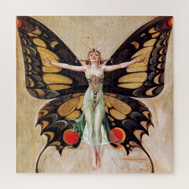 The Flapper Girl's Metamorphosis to Butterfly 1922 (Vertikal)