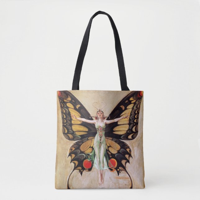 The Flapper Girl's Metamorphosis to Butterfly 1922 Tasche (Vorderseite)