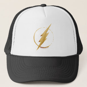 The Flash Gelbes Brustemblem Truckerkappe