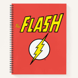 The Flash Name & Blitz-Logo Notizbuch