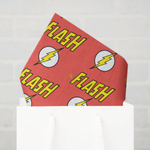 The Flash Name & Blitz Logo Seidenpapier