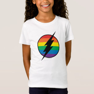 The Flash Regenbogen-Logo T-Shirt