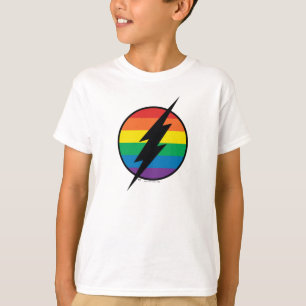 The Flash Regenbogen-Logo T-Shirt