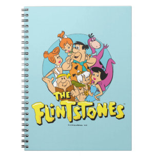 The Flintstones and Rubbles Family Graphic Notizblock