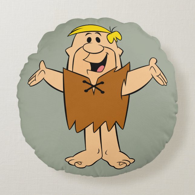 The Flintstones | Barney Rubble Rundes Kissen (Vorderseite)