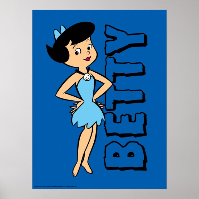 The Flintstones | Betty Rubble Poster (Vorne)