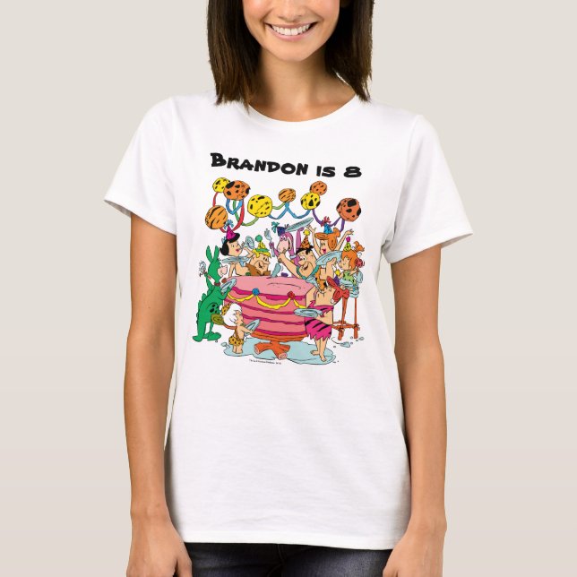The Flintstones | Birthday Party T-Shirt (Vorderseite)