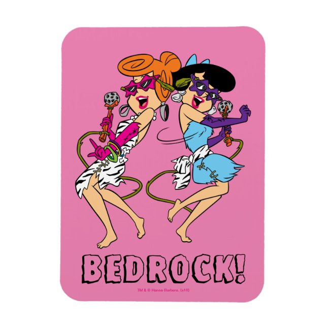 The Flintstones | Wilma & Betty Rock Stars Magnet (Vertikal)