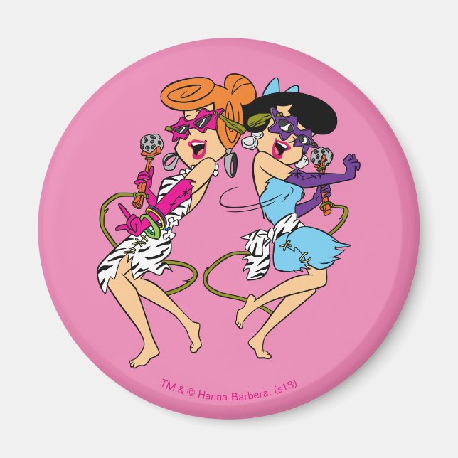 The Flintstones | Wilma & Betty Rock Stars Magnet (Vorne)