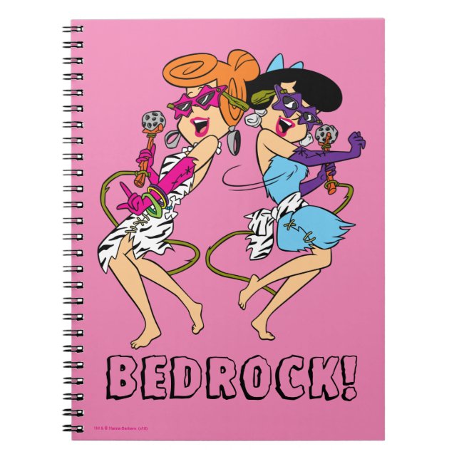 The Flintstones | Wilma & Betty Rock Stars Notizblock (Vorderseite)