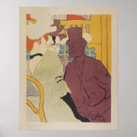 The Flirt (Ein Engländer) von Toulouse Lautrec