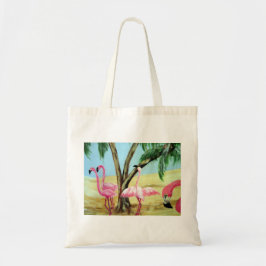 "The Florida Flamingos" Canvas Bag Tragetasche
