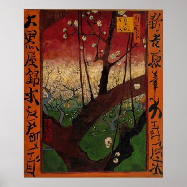 The Flowering Plum Tree Poster (Vorne)