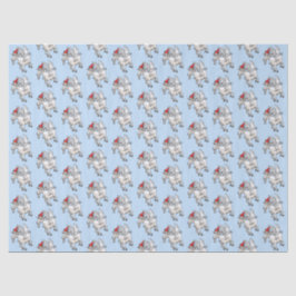 The Flying Christmas Goat Seidenpapier