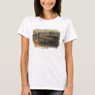 The Footbridge (Landschaft mit Red Cloak) (w/c und T-Shirt