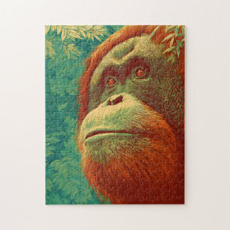 The Forest Dweller - Orangutan, Japanese art