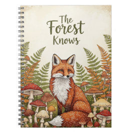 "The Forest Knows" - Autumnal-Notebook für den Coz Notizblock