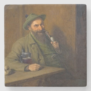 The Forest Ranger (von Eduard von Grützner) Steinuntersetzer