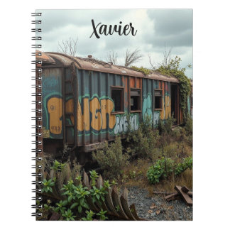 The Forgotten Railway – Abandoned Graffiti Train Notizblock