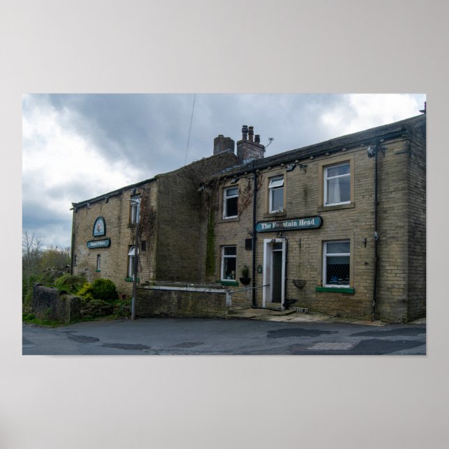 The Fountain Head Inn, Halifax Poster (Vorne)