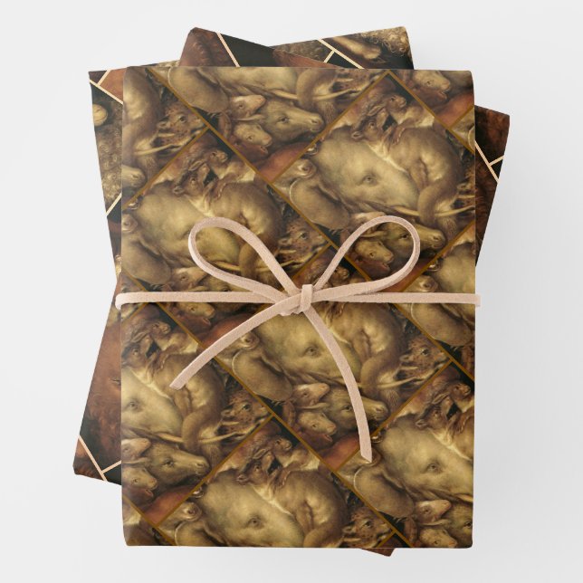 The Four Elements: Earth - Giuseppe Arcimboldo Geschenkpapier Set (Beispiel)