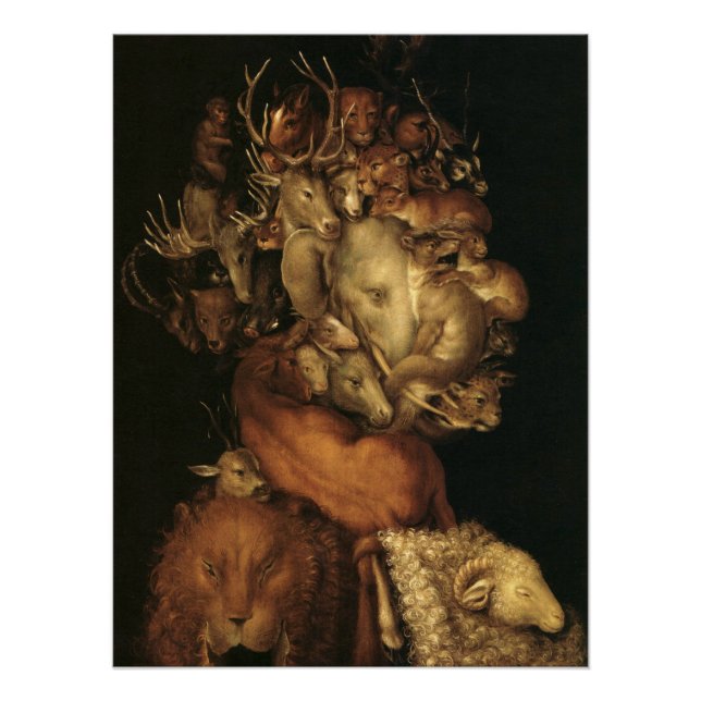 The Four Elements: Earth - Giuseppe Arcimboldo Poster (Vorderseite)