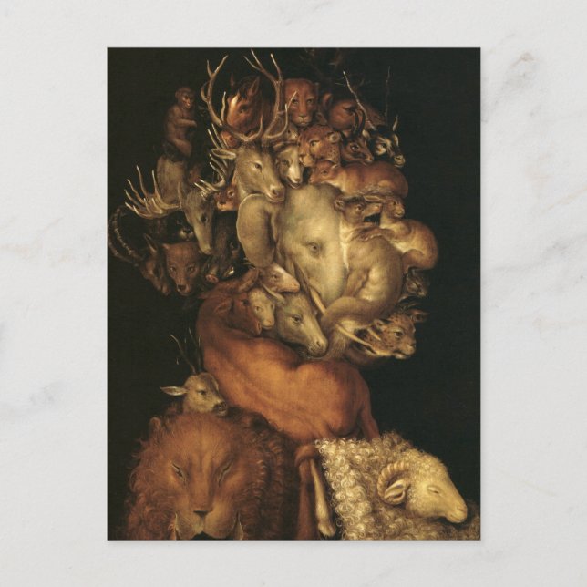The Four Elements: Earth - Giuseppe Arcimboldo Postkarte (Vorderseite)