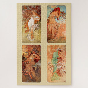 The Four Seasons 1896: Ein Jugendstil von Mucha