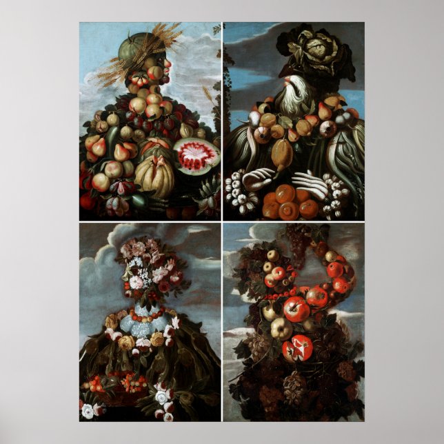 The Four Seasons" von Follower von Giuseppe Arcimb Poster (Vorne)