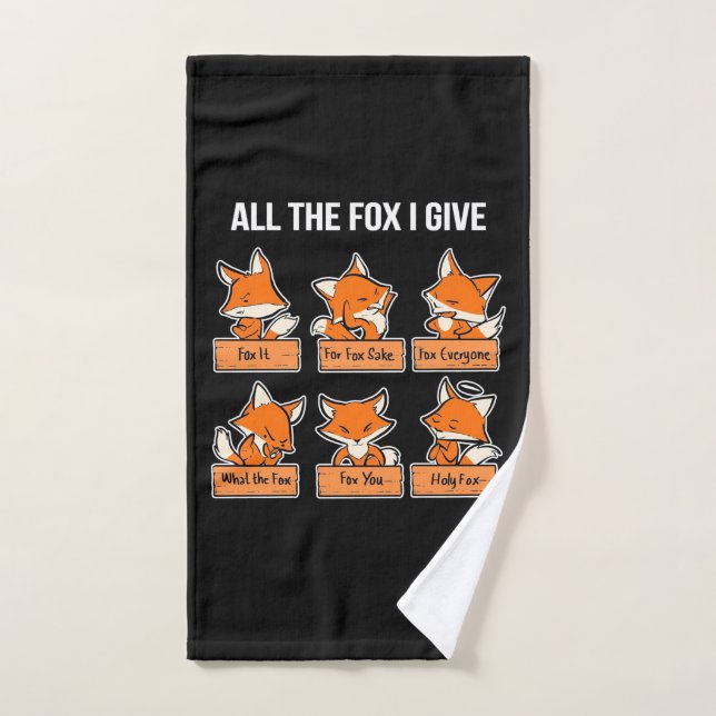 The Fox I Give (Serviette à main)